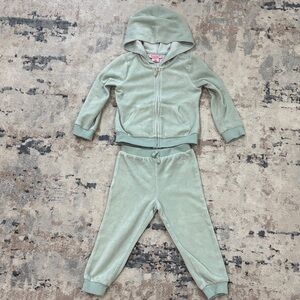 Juicy Couture Kids Mint Green Jogger Set